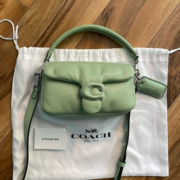 Coach Handbags - Coach Pillow Tabby 18 in Pale Pistachio